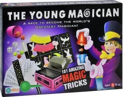 The Young Magician 75 Amazing Magic Tricks Magic Toy Set for Kids (Multicolour)