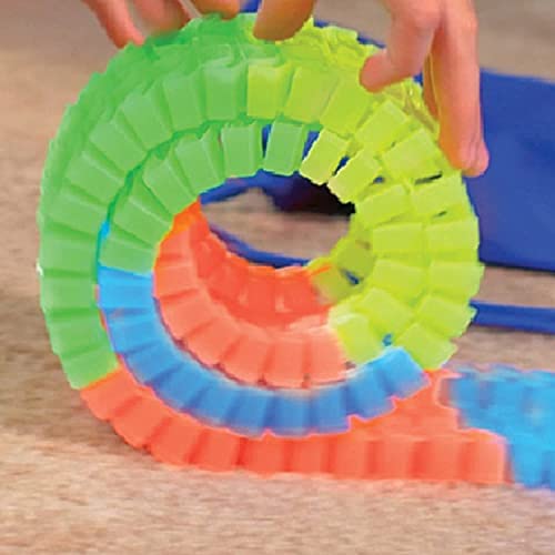 Magic Track Car Tracks 360 pieces That Bend & The Car is Glow Magic Tracks Car, Colourful Track for Small Kids, Boys, Girls