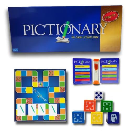Sketch & Guess Board Game for Family Fun, Pictionary Style, Suitable for All Ages