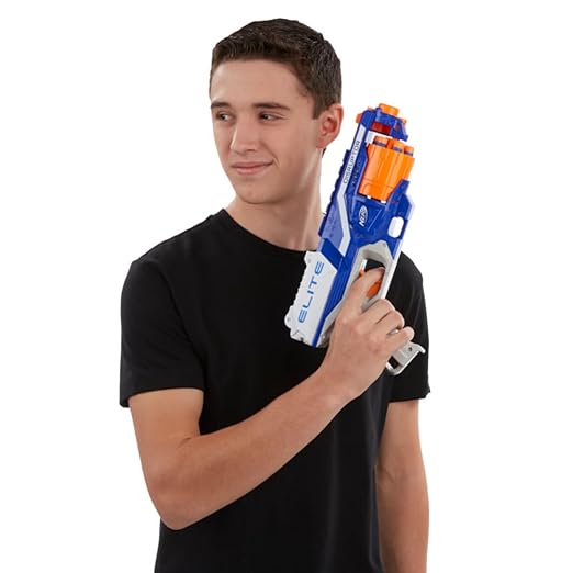 Nerf Disruptor Elite Toy Blaster,6-Dart Rotating Drum with Darts, Toys for Kids Teens & Adults