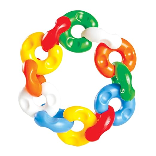 Chain Links, Toys For Kids, Multicolour Interlocking Educational Blocks, Improves Creativity And Construction Blocks For Kids, 6 Months & Above