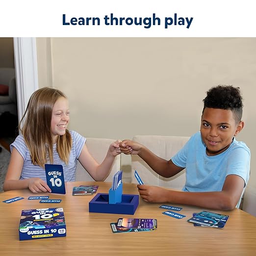 Guess in 10 NASA Space, Perfect for Boys, Girls, Kids & Families Who Love Card Games, Educational Toys, Travel Games, Gifts for Ages 8, 9, 10 and Up