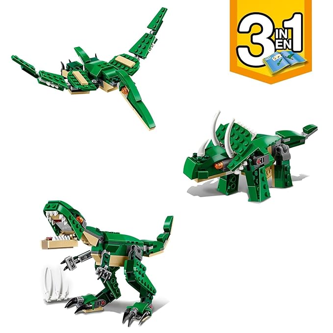 LEGO Creator 3in1 Mighty Dinosaurs Building Blocks for Kids