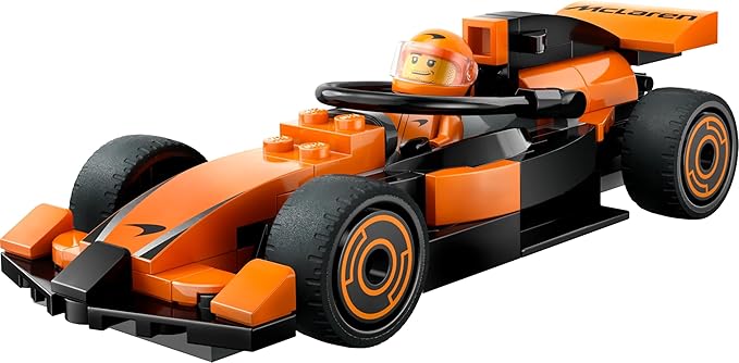 LEGO City F1 Driver with McLaren Race Car Mini Vehicle Toy Playset