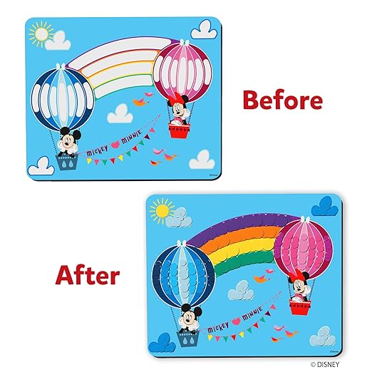 Dot It Sticker Art Activity - Disney Mickey and Friends, Mess-Free Fun for Kids, 500+ Stickers, Craft Kits, DIY Activity, Travel Toys, Gifts for Boys & Girls Ages 3, 4, 5, 6, 7