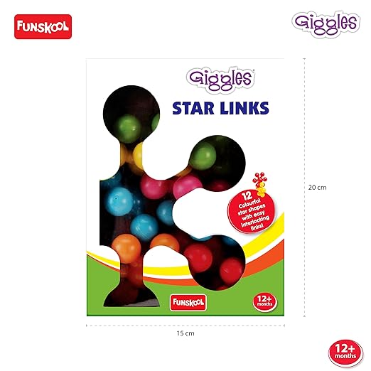 Star Link, Educational & Creative Construction Toy Blocks for Kids, Encourages Learning & Development, Fun Activity for Preschoolers, Gift Set for Kid, Age 6+ Months