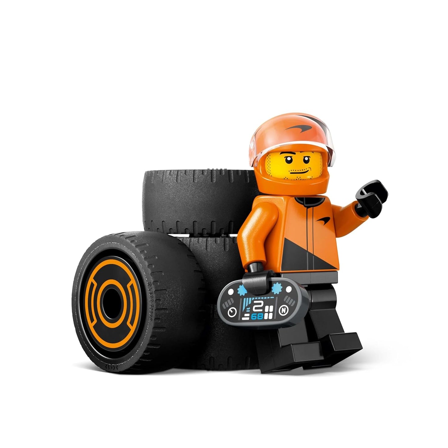 LEGO City F1 Driver with McLaren Race Car Mini Vehicle Toy Playset