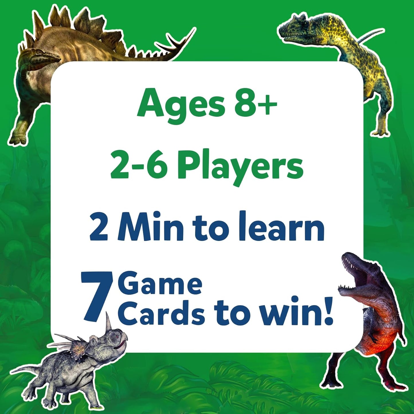 Guess in 10 Dinosaurs, Perfect for Boys, Girls, Kids, and Families Who Love Card Games, Toys, Travel Games, Gifts for Ages 8, 9, 10 & Up