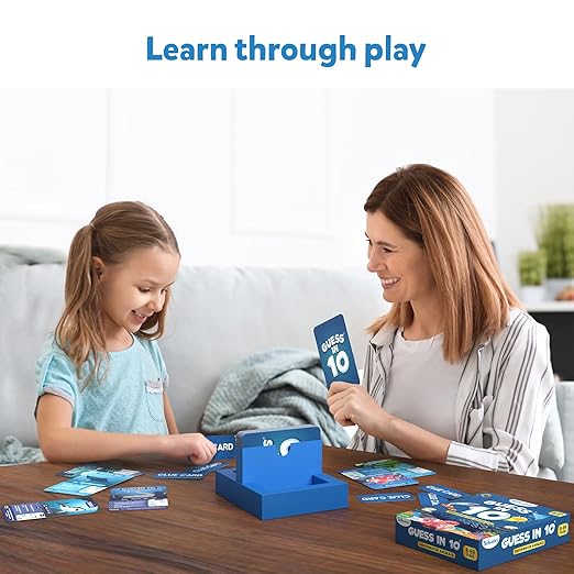 Guess in 10 Underwater Animals, Perfect for Boys, Girls, Kids, and Families Who Love Card Games, Toys, Board Games, Gifts for Ages 8, 9, 10 and Up