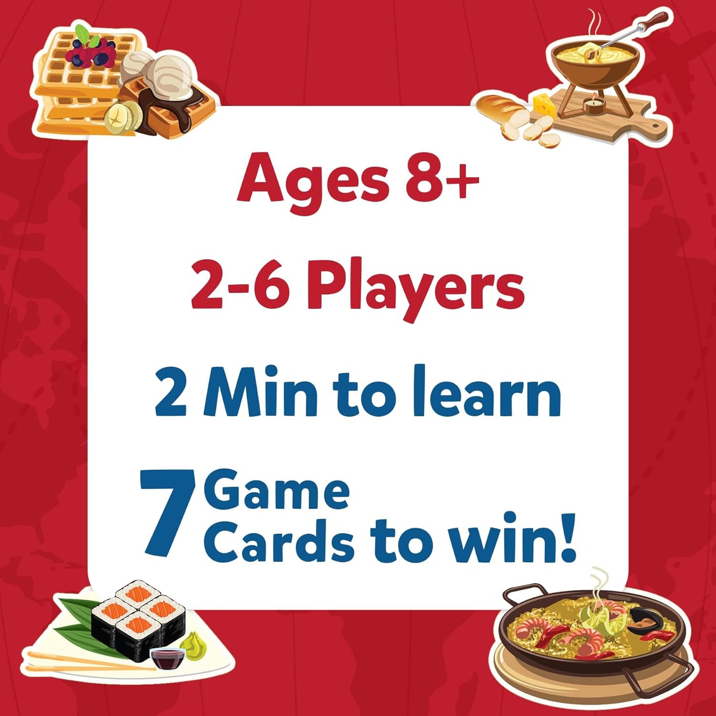 Guess in 10 Foods Around the World, Card Game for Boys, Girls, and Kids Who Love Educational Travel Toys, Board Games, Geography and History, Gifts for Ages 8, 9, 10 and Up
