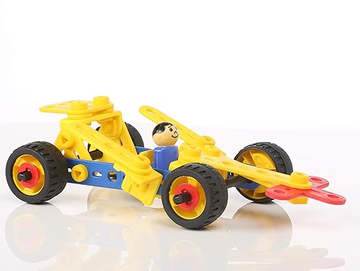 Mechanix Plastic Cars-2, Stem Educational Toy, Building And Construction Set for Boys And Girls