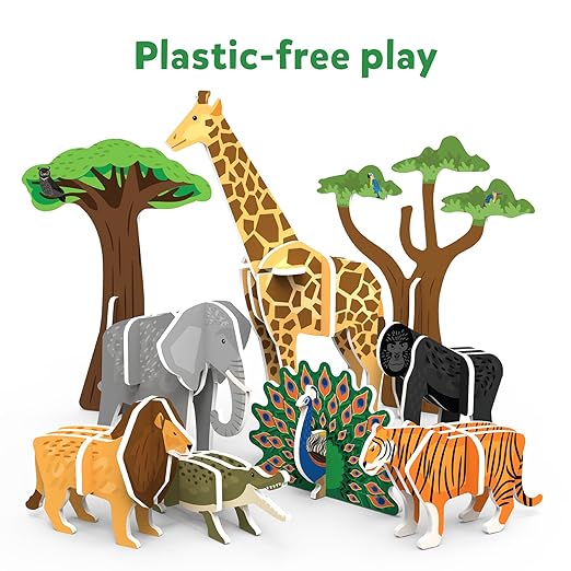 My World - Amazing Animals, STEM Building Playset & Learning Toy for Preschool Kids, Gifts for Ages 3 to 7