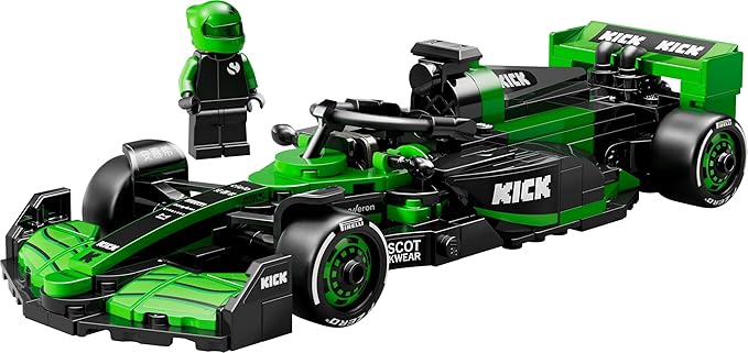 LEGO Speed Champions Kick Sauber F1 Team C44 Race Car Toy Vehicle 77247 Building Blocks Toys for 10+ Gift for Boys and Girls