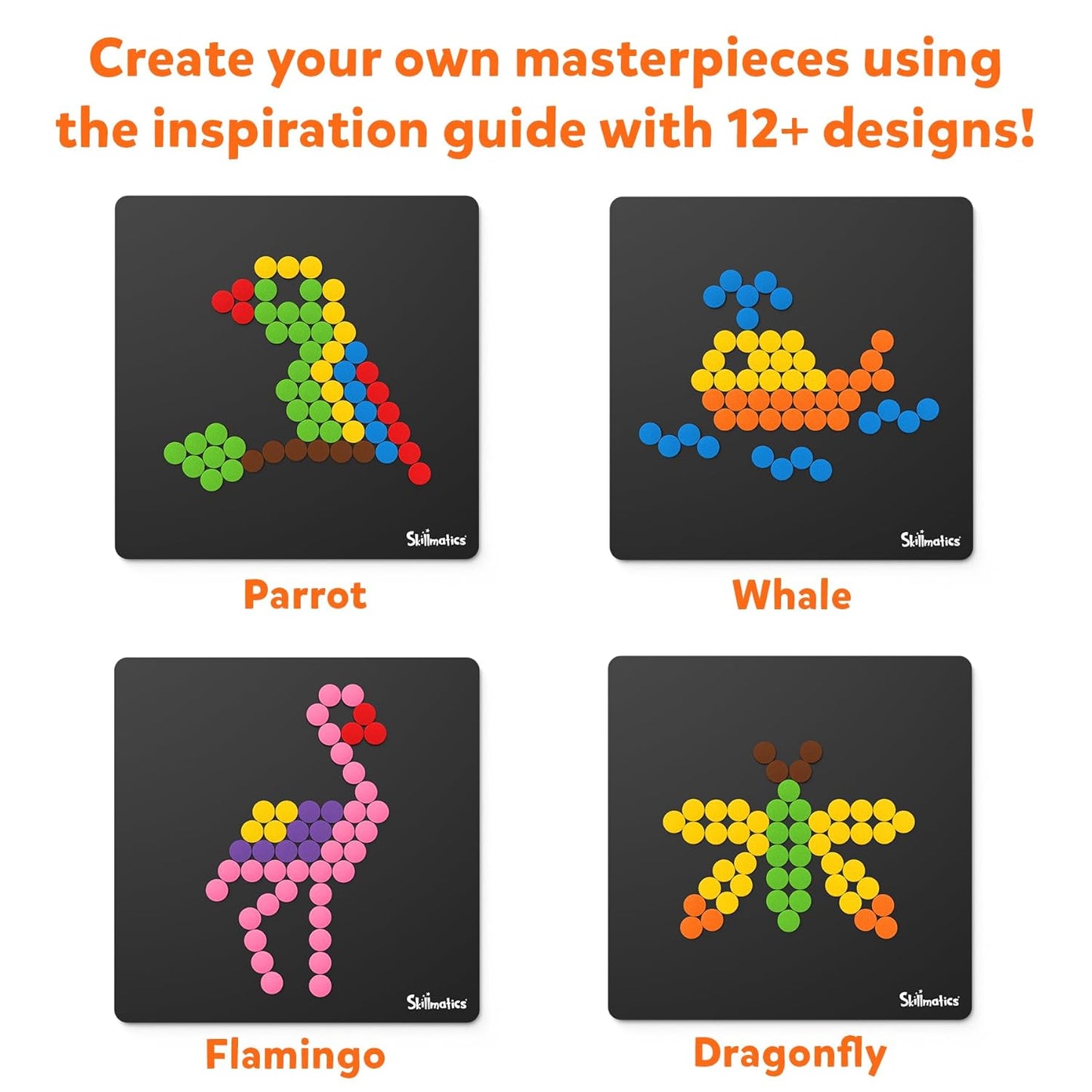 Dot It with Magnets - Animals, Repeatable Art for Kids, Mess-Free, Craft Kits, DIY Creative Activity, Gifts for Boys & Girls Ages 4, 5, 6, 7