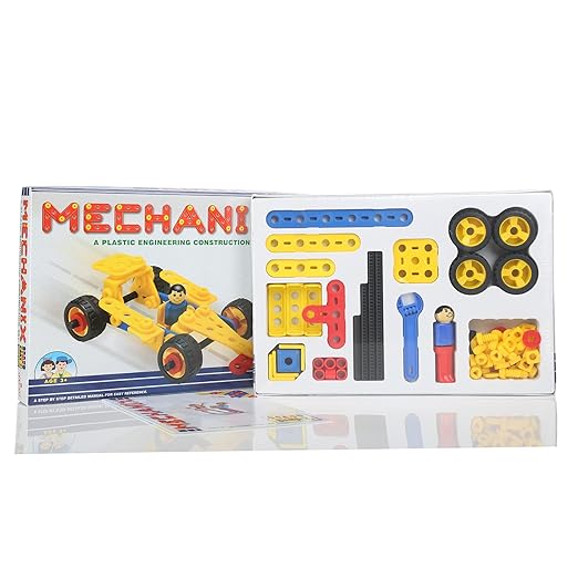 Mechanix Plastic Cars-2, Stem Educational Toy, Building And Construction Set for Boys And Girls