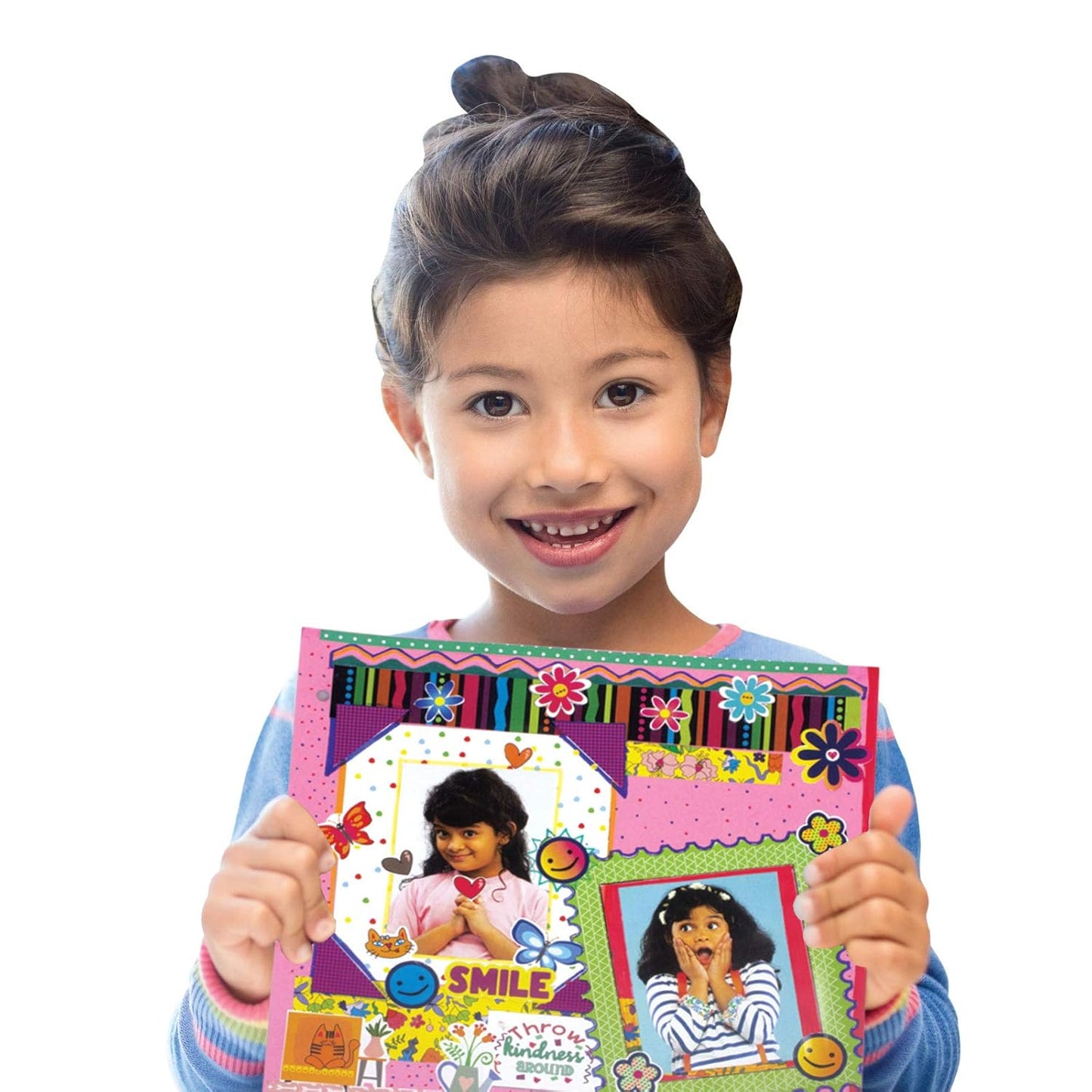 Scrapbook Kit, Stick, Sketch, Design & More, DIY Kit, Art and Craft Set for Kids, Learning, Fun & Engaging Activity for Childrens, Gift Set for Kid, Age 5+ Years