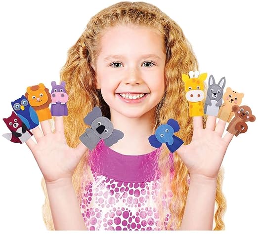 Handycrafts Finger Puppets, Puppet Maker, Felt Crafts, Art and Craft kit, Ages 8 Years and Above, Multicolour