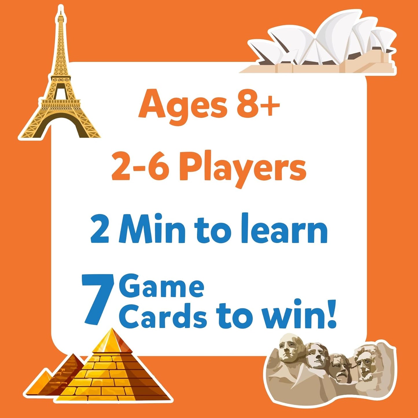 Guess in 10 Countries of the World, Perfect for Boys, Girls, Kids & Families Who Love Card Games, Educational Toys, Board Games, Trivia, Gifts for Ages 8, 9, 10 & Up
