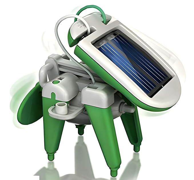 6-in-1 Solar Educational Robot Kit Toys - DIY Science Project Experiment Kit