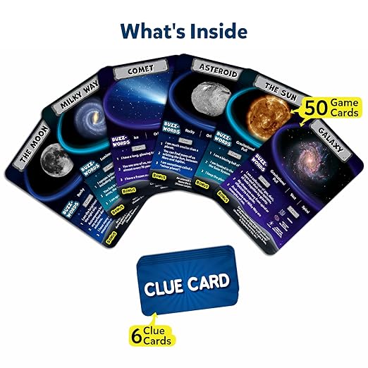 Guess in 10 NASA Space, Perfect for Boys, Girls, Kids & Families Who Love Card Games, Educational Toys, Travel Games, Gifts for Ages 8, 9, 10 and Up