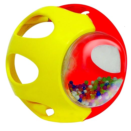Baby Action Ball, Activity Rattle Ball For Kids, Multicolour, 12 Months & Above,