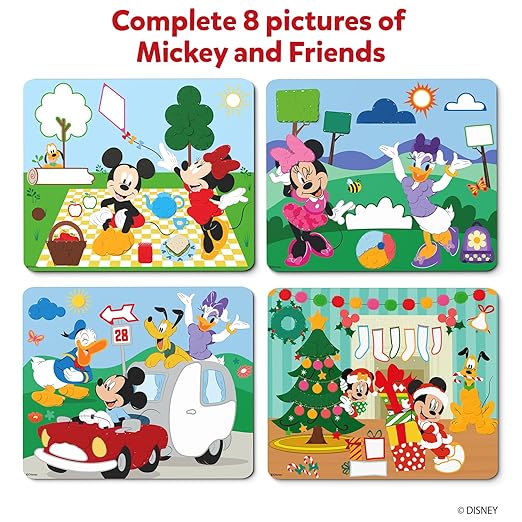 Dot It Sticker Art Activity - Disney Mickey and Friends, Mess-Free Fun for Kids, 500+ Stickers, Craft Kits, DIY Activity, Travel Toys, Gifts for Boys & Girls Ages 3, 4, 5, 6, 7