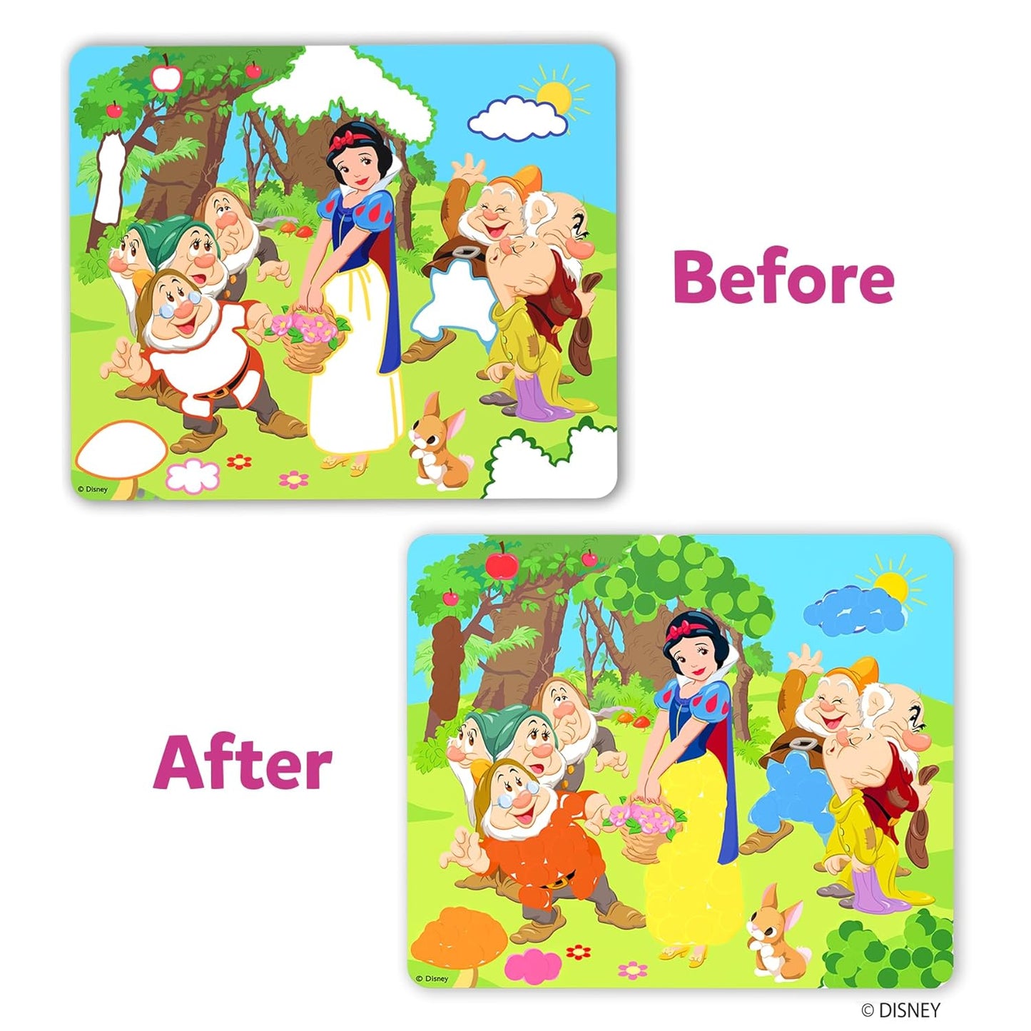 Dot It Sticker Art Activity - Disney Princess, Mess-Free Fun for Kids, 500+ Stickers, Craft Kits, DIY Activity, Travel Toys, Gifts for Boys & Girls Ages 3, 4, 5, 6, 7