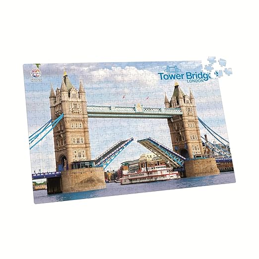 London Tower Bridge 500 Pieces Floor Jigsaw Puzzle (Size: 98 cm * 67 cm)