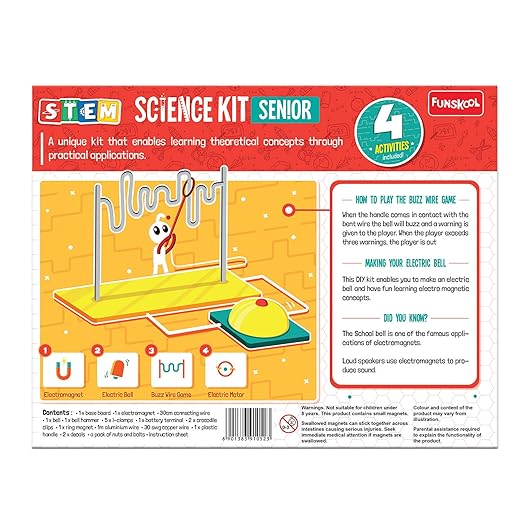Science Kit Senior,Educational,DIY Activity,STEM,for 9 Year Old Kids and Above,Toy