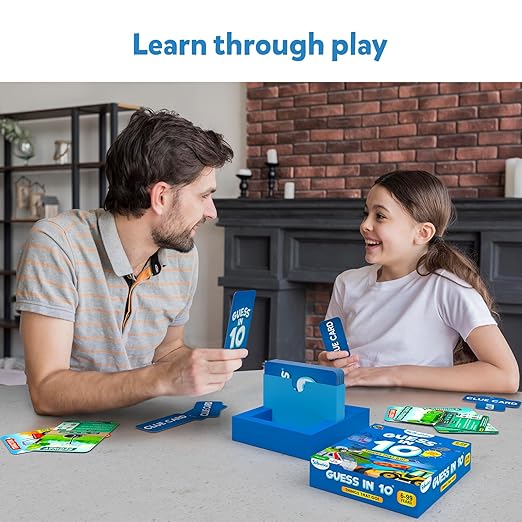Guess in 10 Things That Go, Perfect for Boys, Girls, Kids Who Love Card Games, Educational Toys & Board Games, Gifts for Ages 6, 7, 8, 9