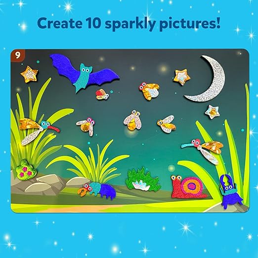 Foil Fun - Bugs & Butterflies, No Mess Art for Kids, Craft Kits & Supplies, DIY Creative Activity, Travel Toys, Gifts for Boys & Girls Ages 4, 5, 6, 7, 8, 9