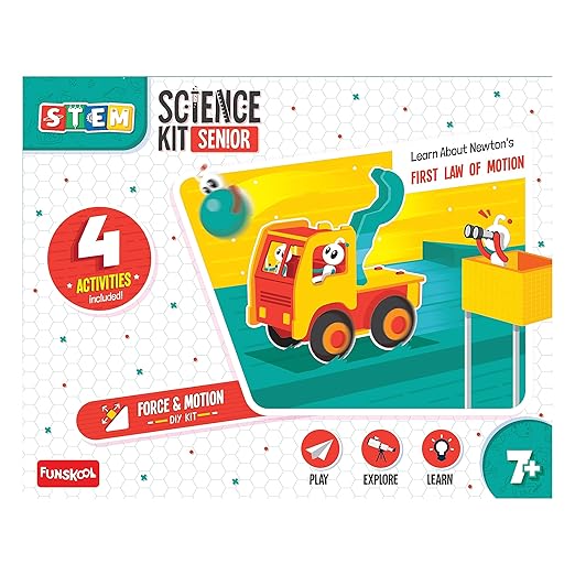 Science Kit Senior, Force and Motion, Educational,DIY Activity,Stem,for 9 Year Old Kids and Above,Toy