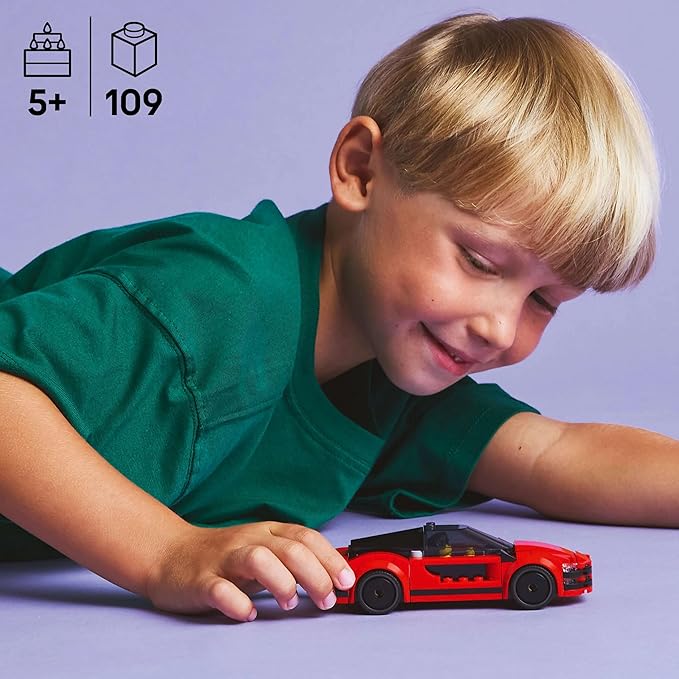 LEGO City Red Sports Car Supercar Toy Vehicle Set