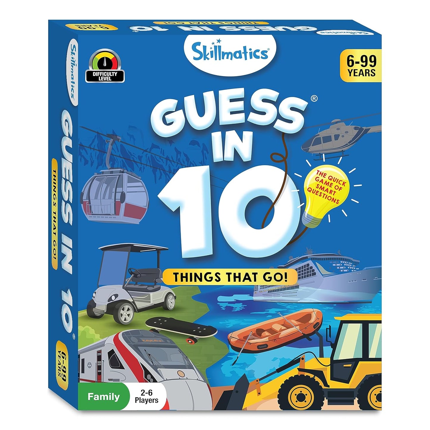 Guess in 10 Things That Go, Perfect for Boys, Girls, Kids Who Love Card Games, Educational Toys & Board Games, Gifts for Ages 6, 7, 8, 9