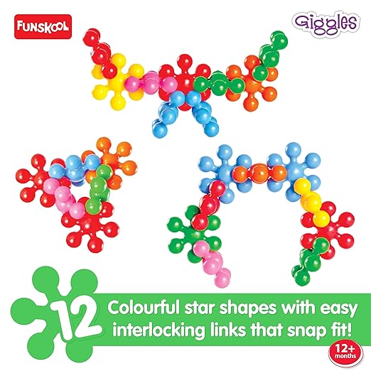 Star Link, Educational & Creative Construction Toy Blocks for Kids, Encourages Learning & Development, Fun Activity for Preschoolers, Gift Set for Kid, Age 6+ Months