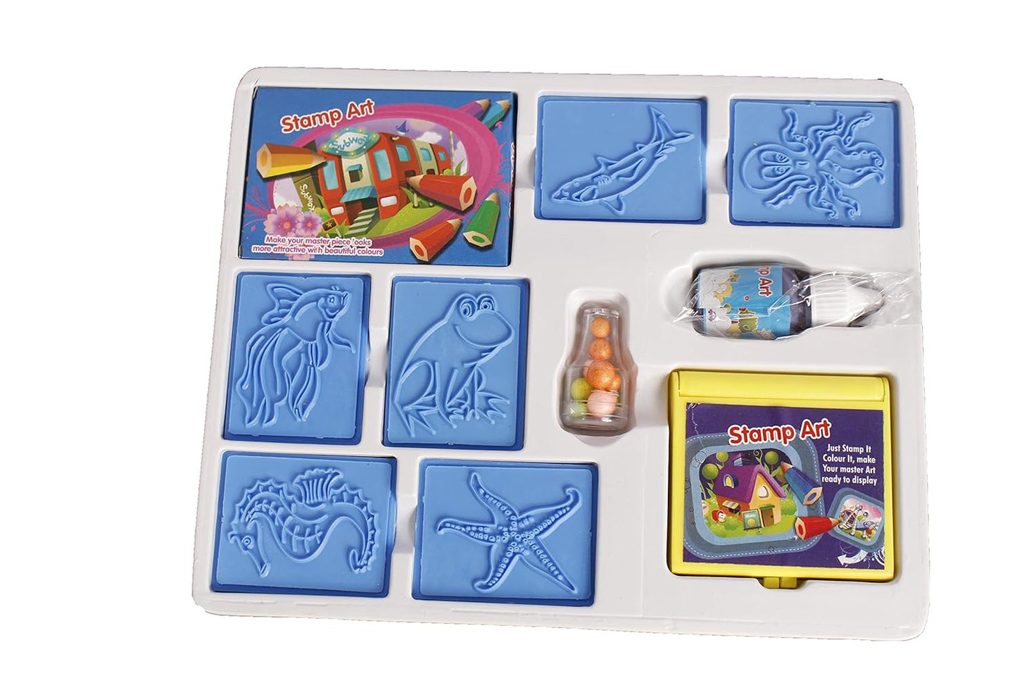 Ratna's Educational Art & Craft Stamp Art for Kids Ages 3+