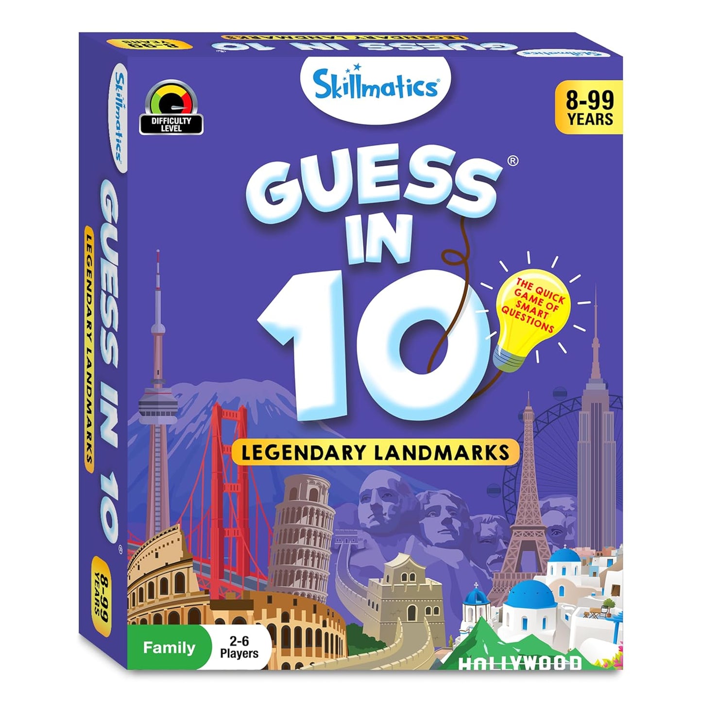 Guess in 10 Legendary Landmarks, Educational Travel Toys for Boys, Girls, and Kids Who Love Card Games, Board Games, Geography and History, Trivia, Gifts for Ages 8, 9, 10 and Up