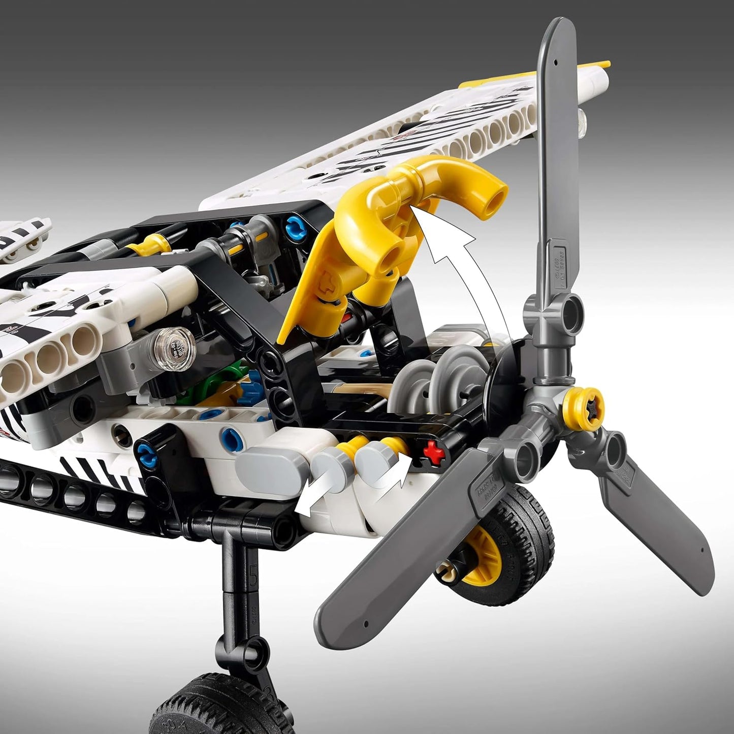 LEGO Technic Bush Plane Aircraft Toy Vehicle Gift Set for Kids 42198 Building Blocks Toys for 8+