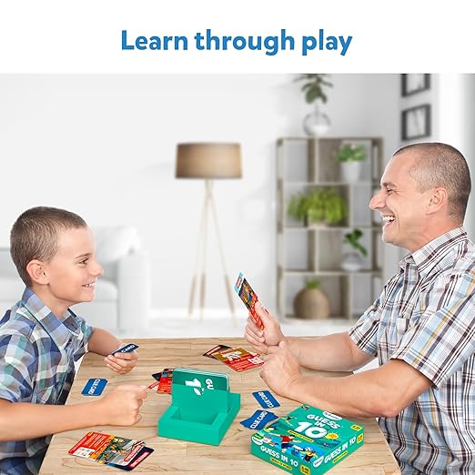 Guess in 10 Sports, Perfect for Boys, Girls, Kids, and Families Who Love Card Games, Toys, Travel Games, Gifts for Ages 6, 7, 8, 9 and Up