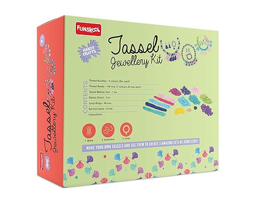 Handycrafts Tassel Jewellery, Includes 200+ Thread Beads