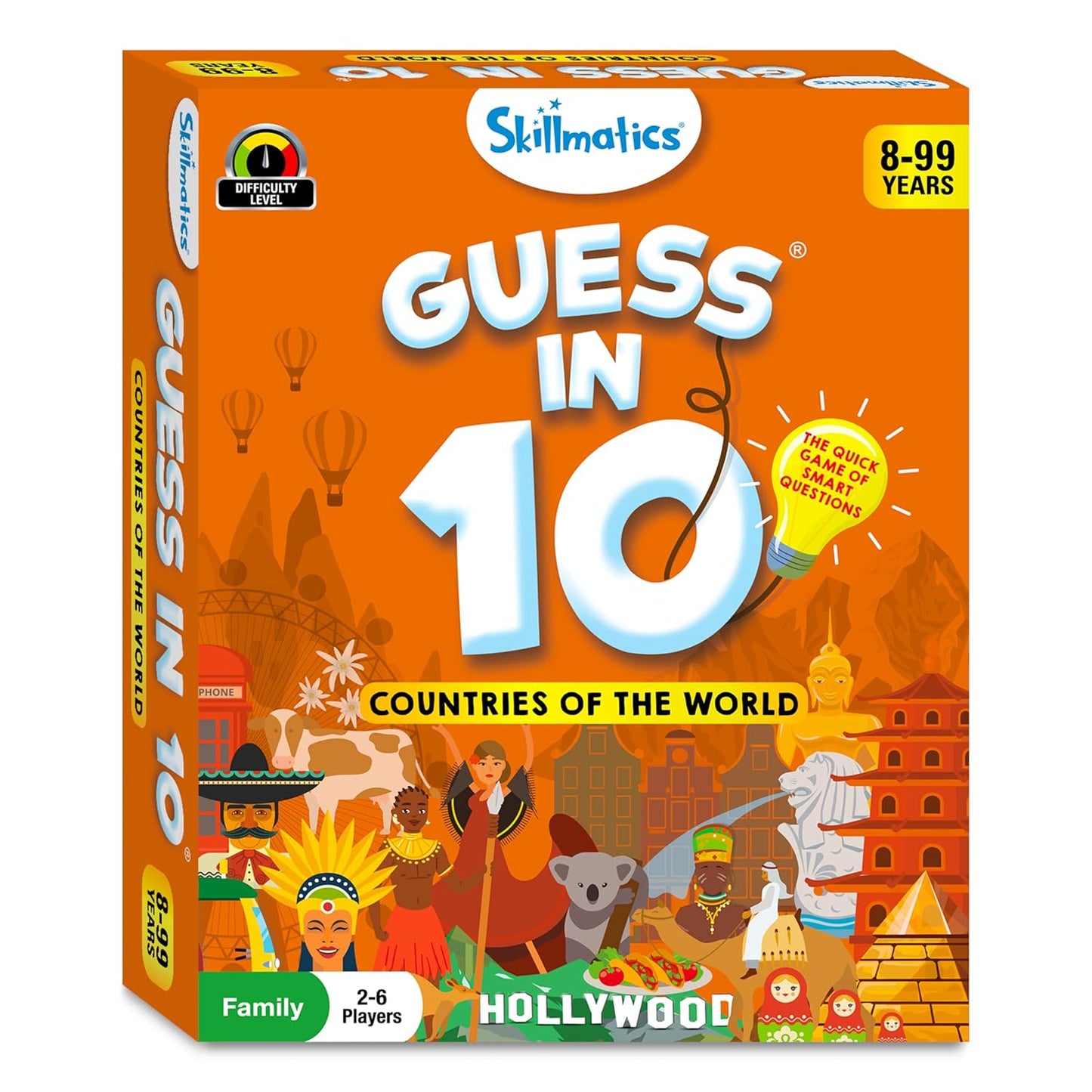 Guess in 10 Countries of the World, Perfect for Boys, Girls, Kids & Families Who Love Card Games, Educational Toys, Board Games, Trivia, Gifts for Ages 8, 9, 10 & Up