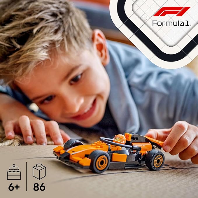 LEGO City F1 Driver with McLaren Race Car Mini Vehicle Toy Playset