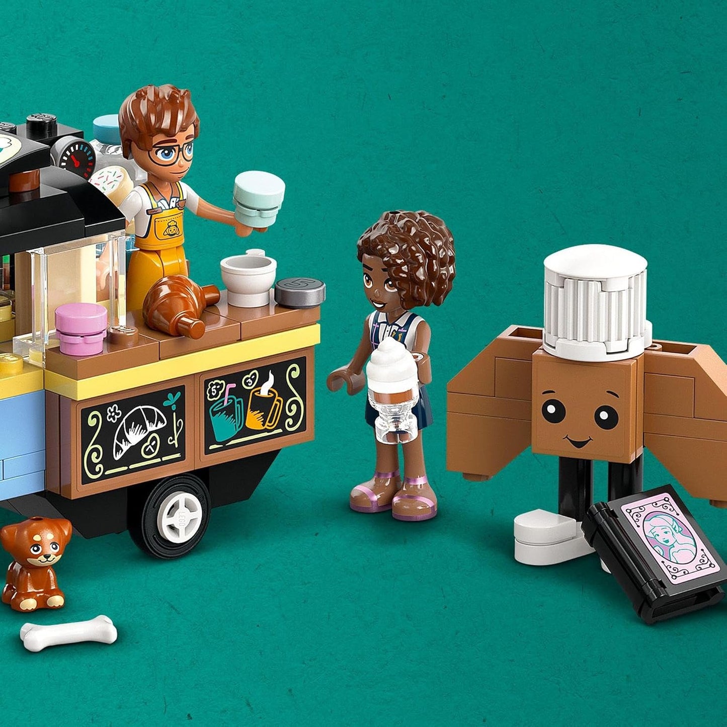 LEGO Friends Mobile Bakery Food Cart Toy Playset for Kids