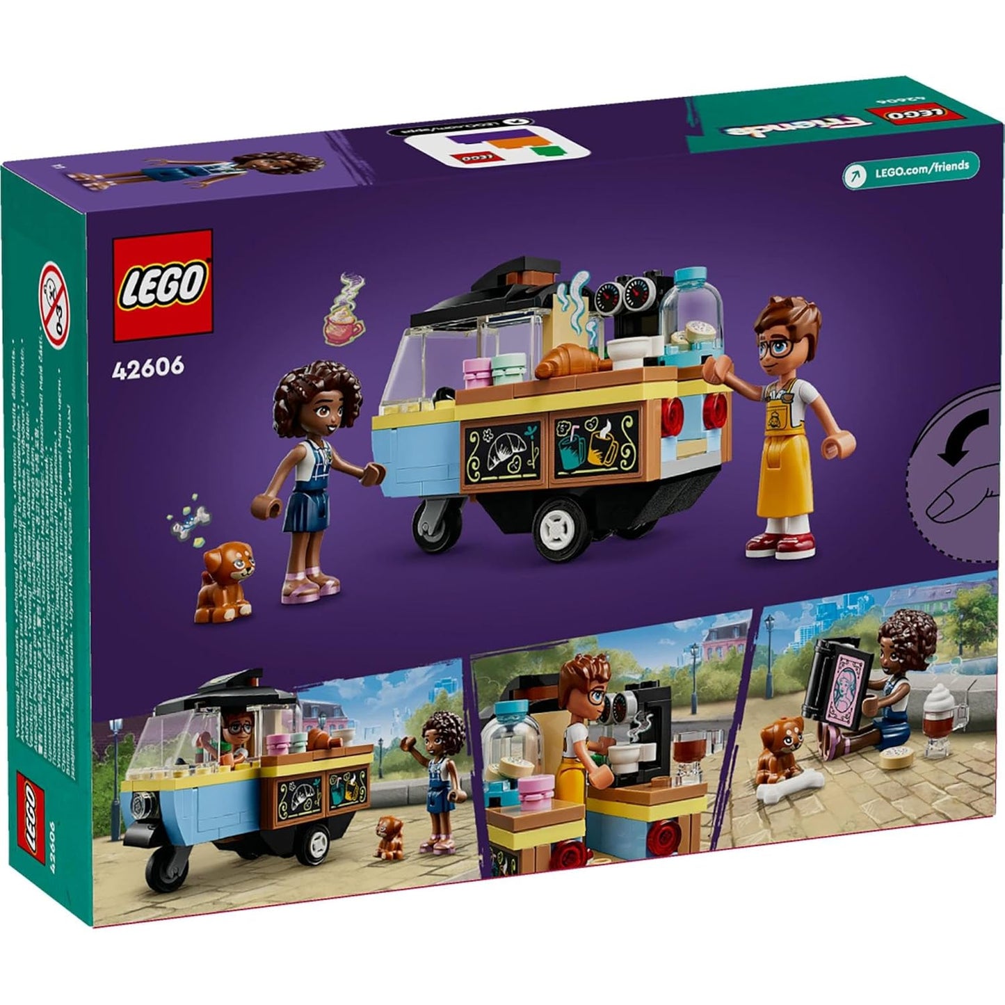 LEGO Friends Mobile Bakery Food Cart Toy Playset for Kids