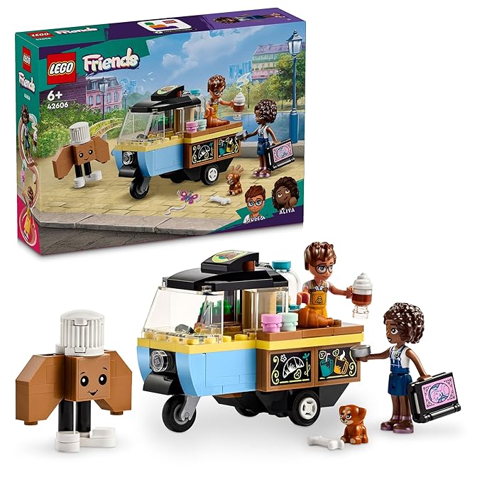 LEGO Friends Mobile Bakery Food Cart Toy Playset for Kids