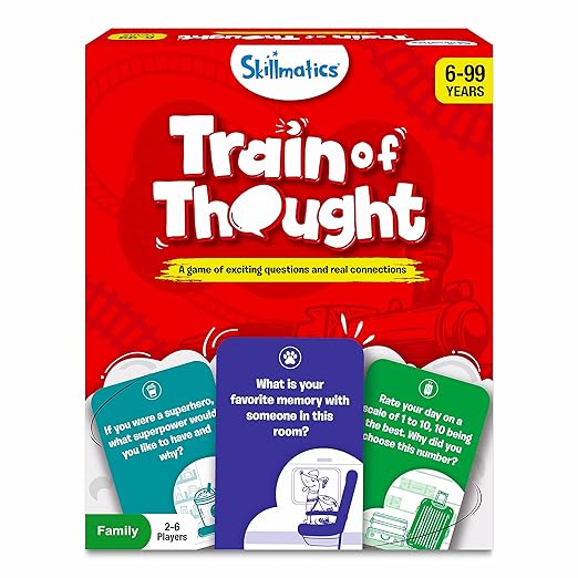 Train of Thought, Fun for Family Game Night, Educational Toys, Gifts for Boys and Girls Ages 6, 7, 8, 9 and Up