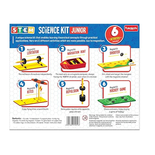 Science Kit Junior,Educational,DIY Activity,STEM,for 9 Year Old Kids and Above,Toy