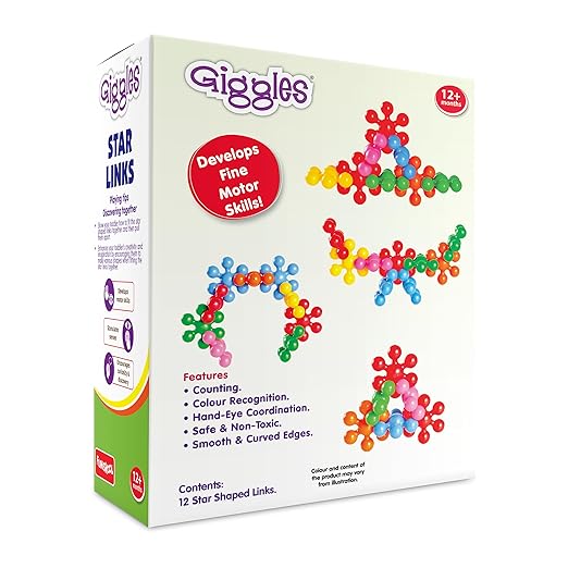Star Link, Educational & Creative Construction Toy Blocks for Kids, Encourages Learning & Development, Fun Activity for Preschoolers, Gift Set for Kid, Age 6+ Months