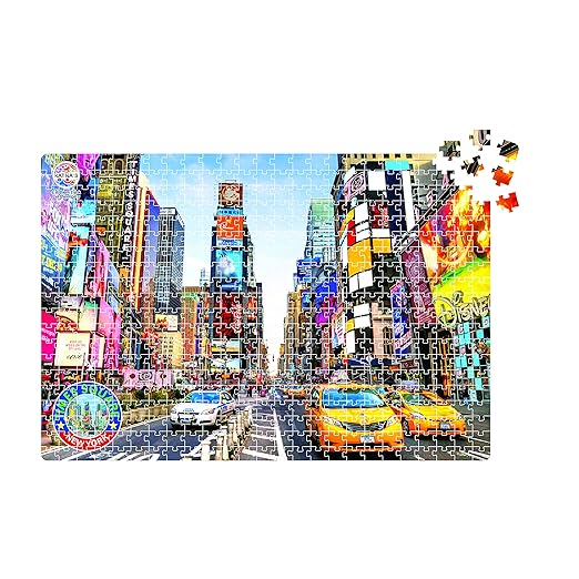 New York Times Square 500 Pieces Jumbo Floor Jigsaw Puzzle (Size: 98 Cmx67 Cm)-Kids