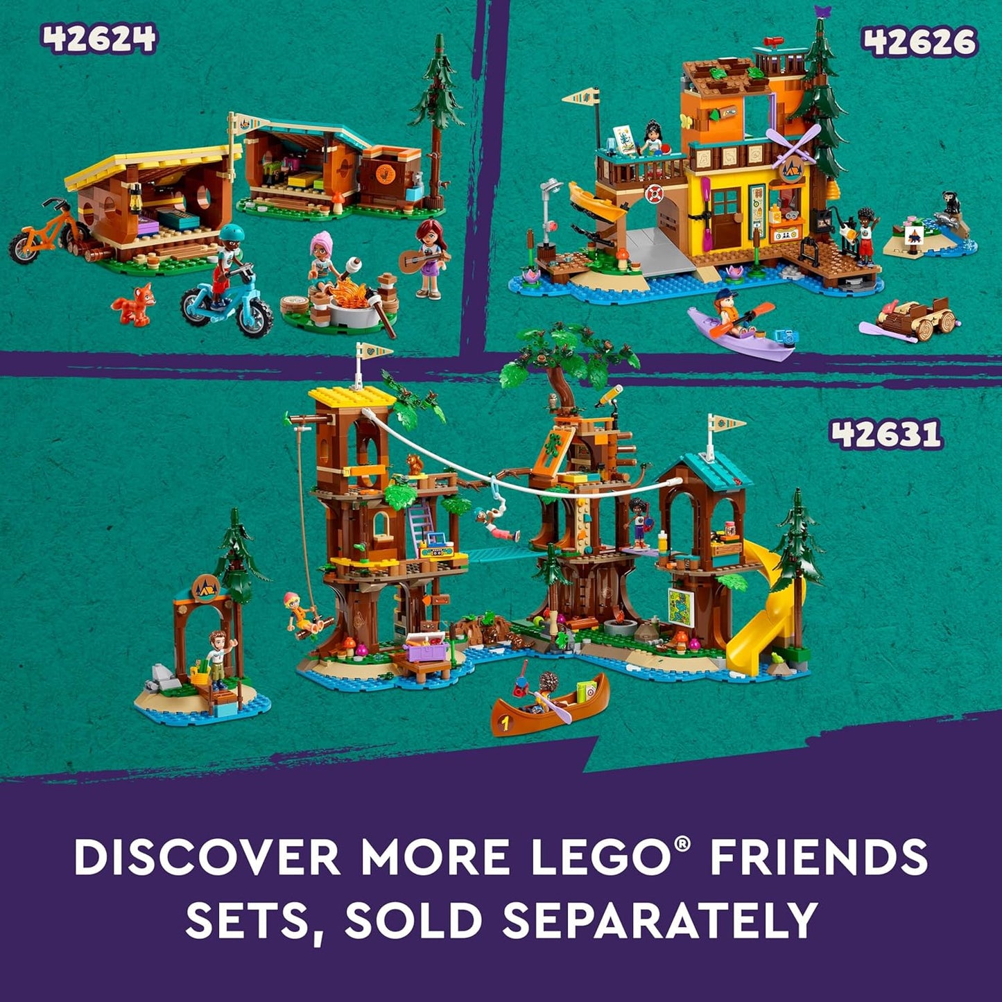 LEGO Friends Adventure Camp Archery Range Toy 42622 Building Blocks Toys for 6+